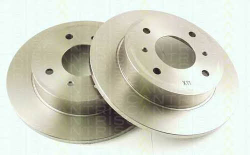 Triscan 8120 14115C Rear brake disc, non-ventilated 812014115C