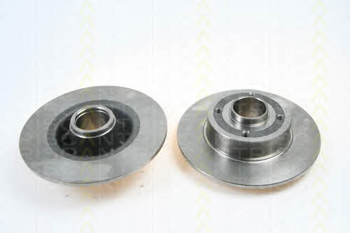 Triscan 8120 25130C Rear brake disc, non-ventilated 812025130C