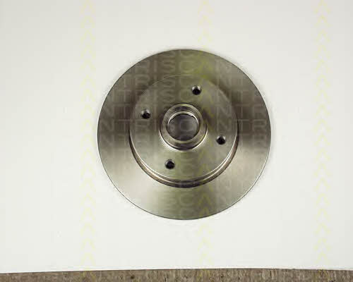 Triscan 8120 10104C Rear brake disc, non-ventilated 812010104C