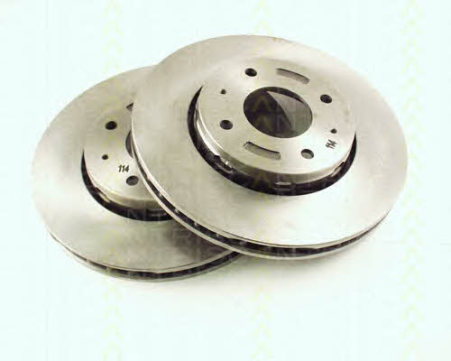 Triscan 8120 27128C Ventilated disc brake, 1 pcs. 812027128C