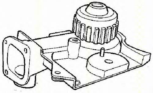 Triscan 8600 50855 Water pump 860050855