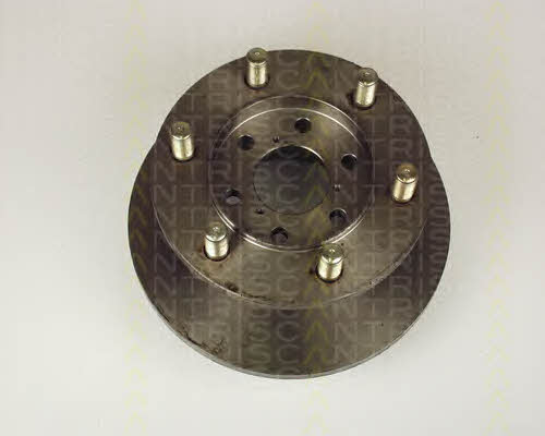 Triscan 8120 15107 Unventilated front brake disc 812015107