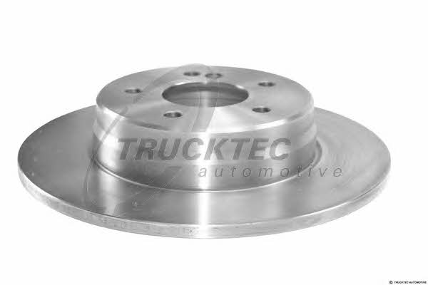 Trucktec 02.35.037 Rear brake disc, non-ventilated 0235037