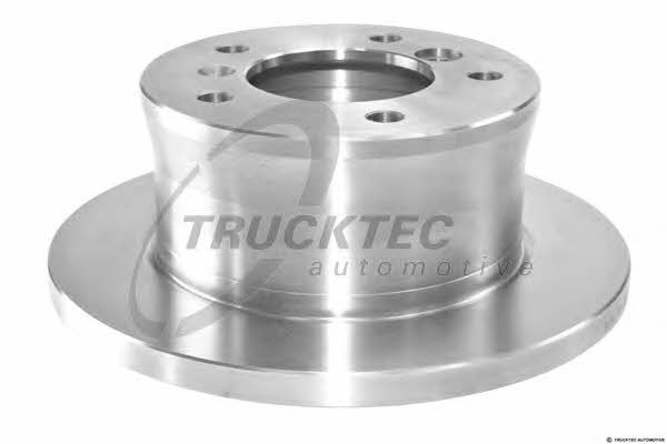 Trucktec 02.35.054 Rear brake disc, non-ventilated 0235054