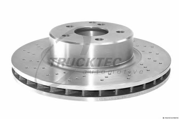 Trucktec 02.35.080 Front brake disc ventilated 0235080