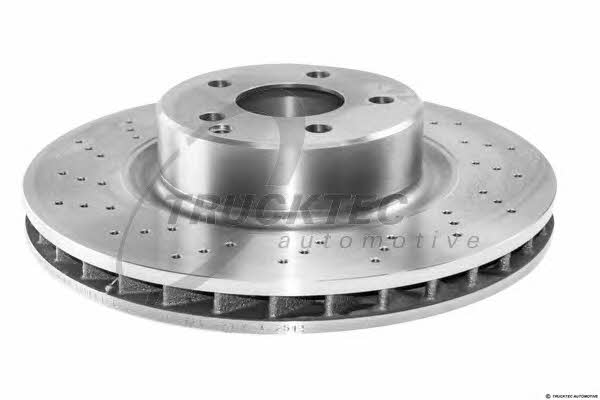 Trucktec 02.35.099 Front brake disc ventilated 0235099