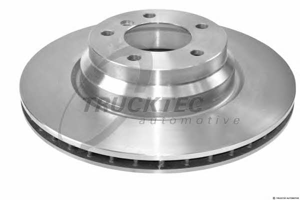 Trucktec 08.34.076 Front brake disc ventilated 0834076