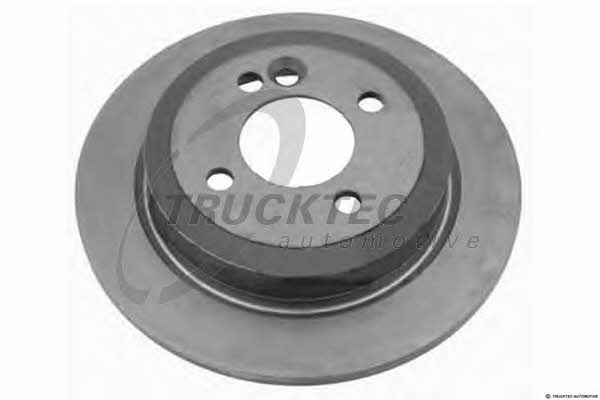 Trucktec 08.34.116 Rear brake disc, non-ventilated 0834116