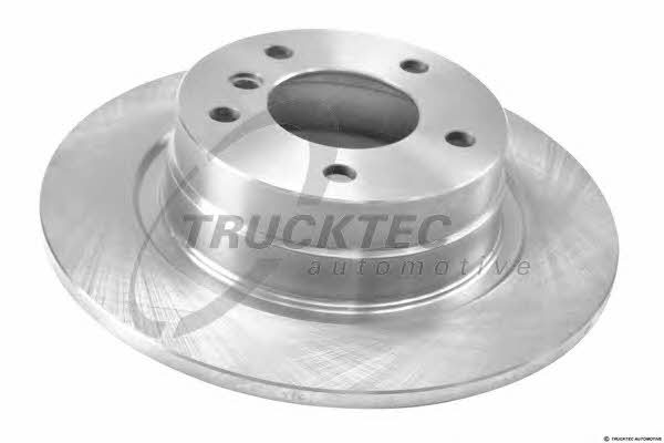 Trucktec 08.34.122 Rear brake disc, non-ventilated 0834122