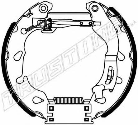 Trusting 6460 Brake shoe set 6460