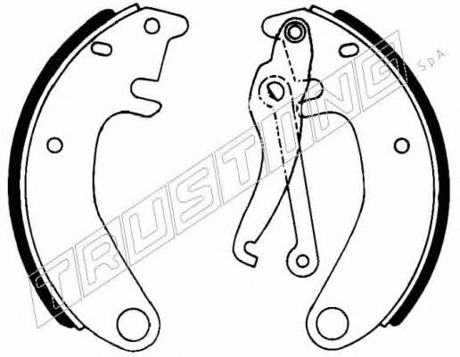 Trusting 022.025 Front disc brake pads, set 022025