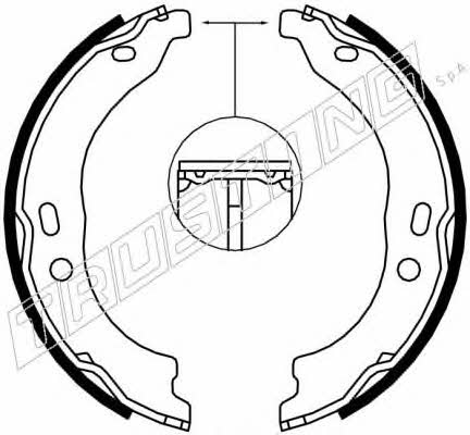 Trusting 034.118 Parking brake shoes 034118