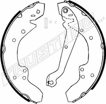 Trusting 040.114 Front disc brake pads, set 040114