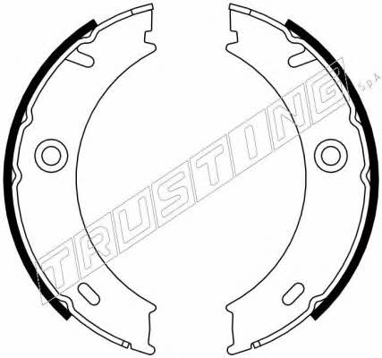 Trusting 052.127 Parking brake shoes 052127