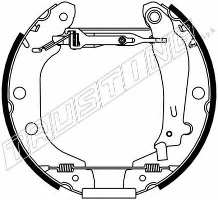 Trusting 6157 Brake shoe set 6157