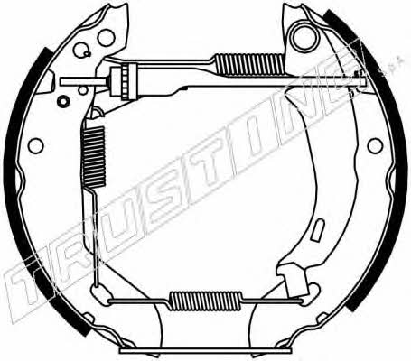 Trusting 6168 Brake shoe set 6168