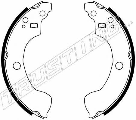 Trusting 067.195 Brake shoe set 067195