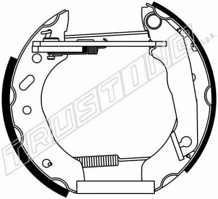 Trusting 6287 Brake shoe set 6287