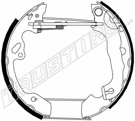 Trusting 6296 Brake shoe set 6296