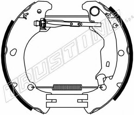 Trusting 6376 Brake shoe set 6376