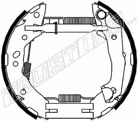 Trusting 6449 Brake shoe set 6449