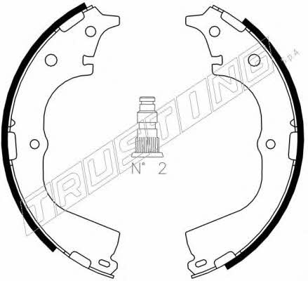 Trusting 115.294 Brake shoe set 115294