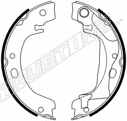 Trusting 115.318 Parking brake shoes 115318