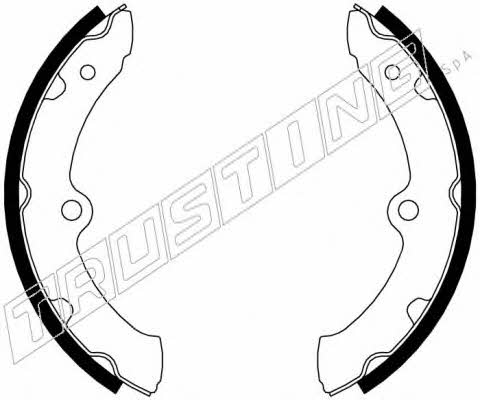 Trusting 115.334 Parking brake shoes 115334