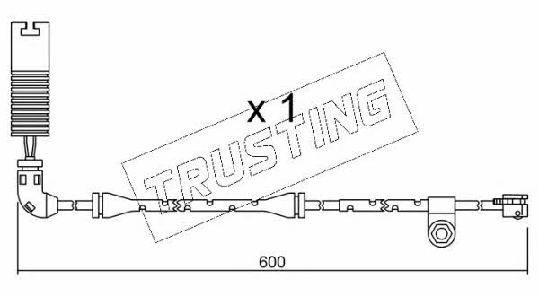 Trusting SU.112 Warning contact, brake pad wear SU112