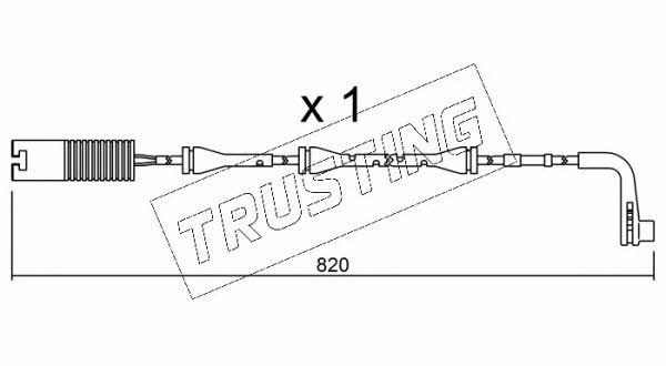 Trusting SU.151 Warning contact, brake pad wear SU151