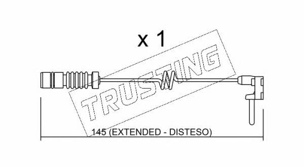 Trusting SU.161 Warning contact, brake pad wear SU161