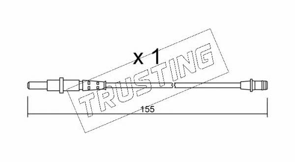 Trusting SU.163 Warning contact, brake pad wear SU163
