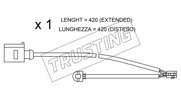 Trusting SU.217 Warning contact, brake pad wear SU217