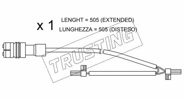 Trusting SU.219 Warning contact, brake pad wear SU219