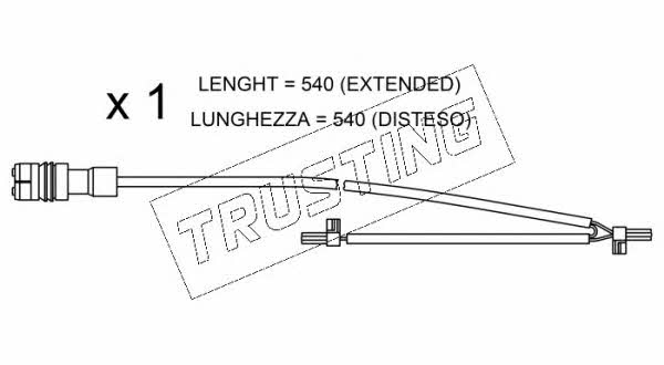 Trusting SU.262 Warning contact, brake pad wear SU262