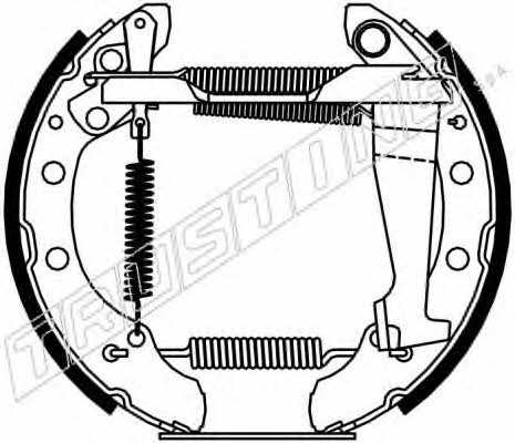 Trusting 6082 Brake shoe set 6082