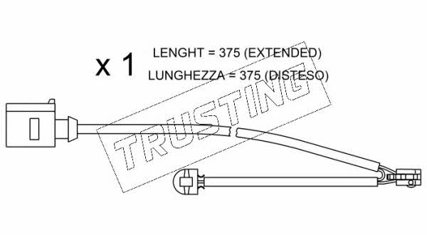 Trusting SU.294 Warning contact, brake pad wear SU294