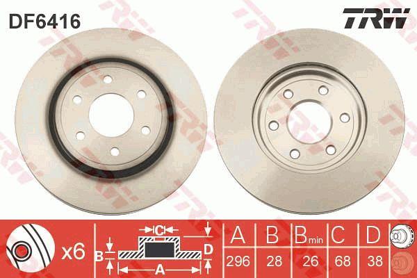 Buy TRW DF6416 – good price at EXIST.AE!