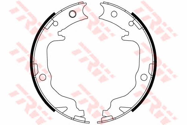 Handbrake shoes TRW GS8804