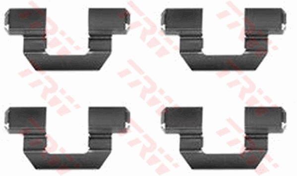 TRW PFK235 Mounting kit brake pads PFK235