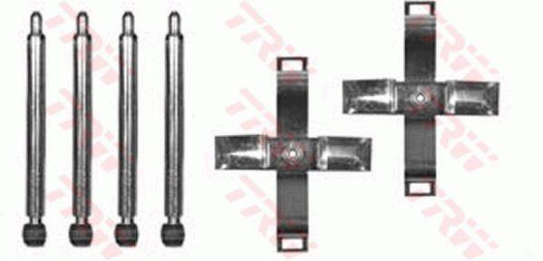 Brake pad fitting accessory Vauxhall: PFK387 TRW Brake pad fitting kit