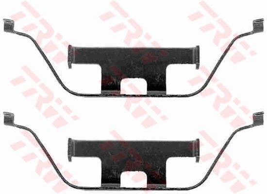 TRW PFK392 Mounting kit brake pads PFK392