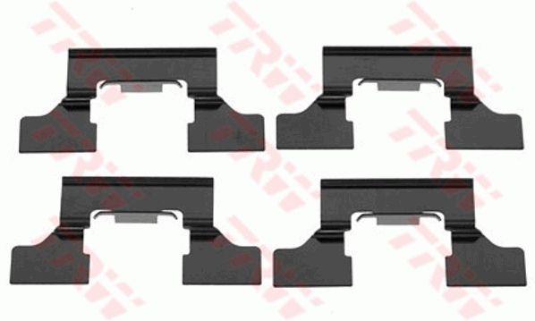 TRW PFK493 Mounting kit brake pads PFK493