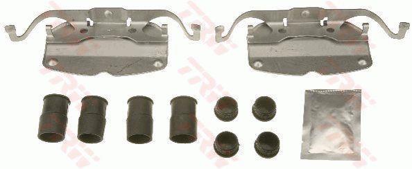 Rear brake pad fitting kit BMW X5: PFK629 TRW Brake pad fitting kit