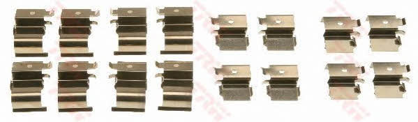 Brake pad accessory kit Mitsubishi: PFK636 TRW Brake pad fitting kit