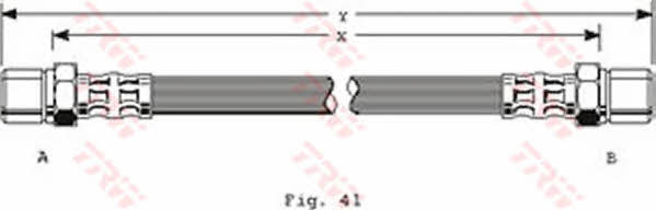Brake Hose TRW PHA141