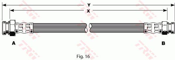 Brake Hose TRW PHA145