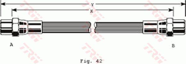Brake Hose TRW PHA153