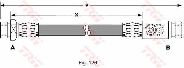 TRW PHA161 Brake Hose PHA161