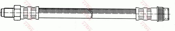 Flexible brake pipe Renault 25: PHA177 TRW Brake Hose
